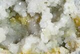 Keokuk Quartz Geode with Pyrite Crystals - Iowa #144700-3